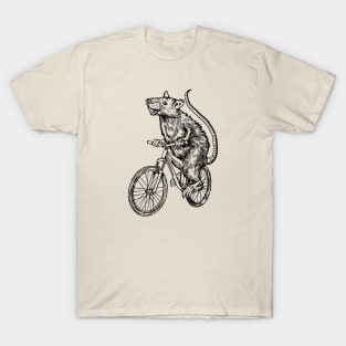 SEEMBO Rat Cycling Bicycle Cyclist Riding Bicycling Bike T-Shirt